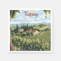Paysage toscan avec vignobles et un vélo
