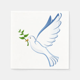 Serviette En Papier Peace Dove Napkin