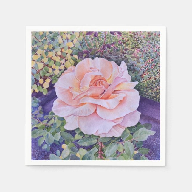 Serviette En Papier Peace Rose (Devant)