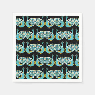 Serviette En Papier Peacock Art Home Accessoires