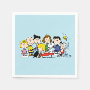 Serviette En Papier Peanuts Charlie Brown et sa bande