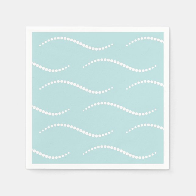 Serviette En Papier Pearl Waves (Devant)