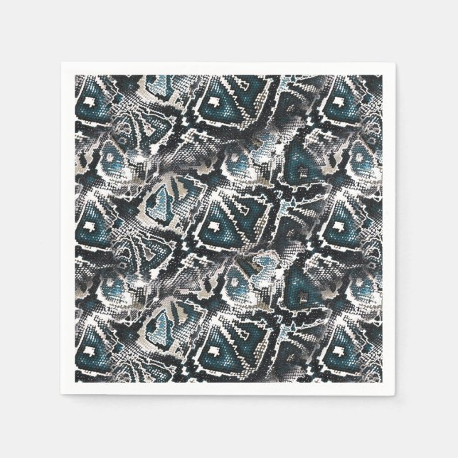 Serviette En Papier Peau de serpent (Devant)