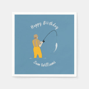 Serviette En Papier Pêche