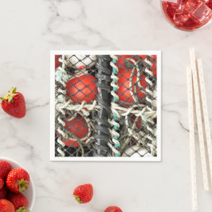 SERVIETTE EN PAPIER PÊCHE