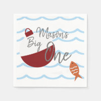 Pêche au gros premier anniversaire poisson vagues