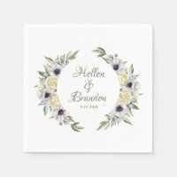 Pêche blanche & pastel shabby chic fleurs wreath