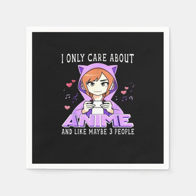 Serviette En Papier Peekabo Anime Manga (Devant)