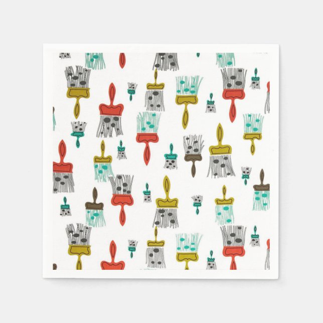 Serviette En Papier Peintre (Devant)