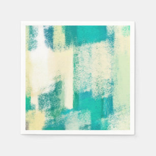 Serviette En Papier Peinture Abstraite   Couleurs dynamiques