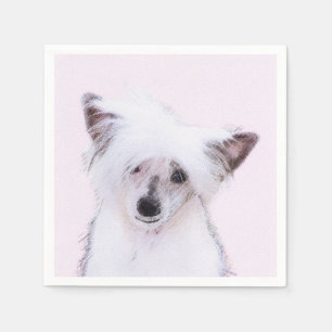 Serviette En Papier Peinture chinoise en poudre - Art Chien