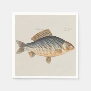 Serviette En Papier peinture de pêche de carpe dessin d'eau douce