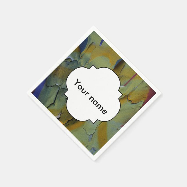 Serviette En Papier Peinture d'épluchage (Coin)