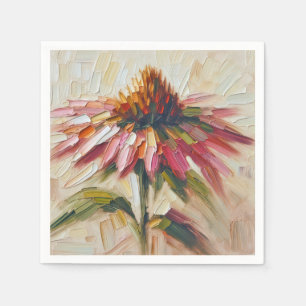 Serviette En Papier Peinture Impasto de Rudbeckia
