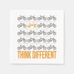 Serviette En Papier Penser différents Recumbent Bike Cyclist Papier