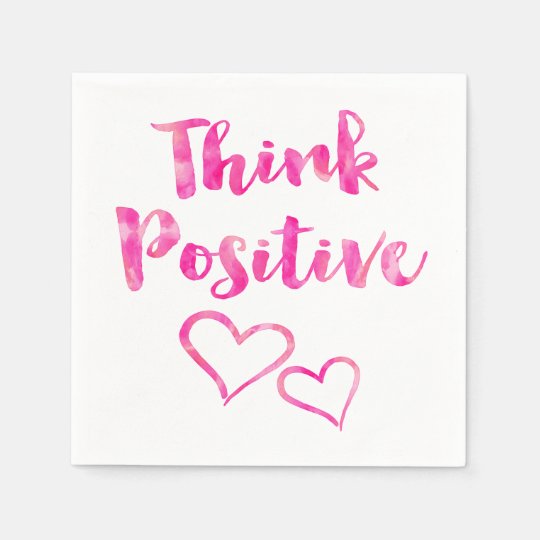 Serviette En Papier Pensez La Citation Positive D Aquarelle Zazzle Fr Serviette En Papier Pensez La Citation Positive D Aquarelle Zazzle Fr