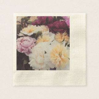 Serviette En Papier Peony Napkins