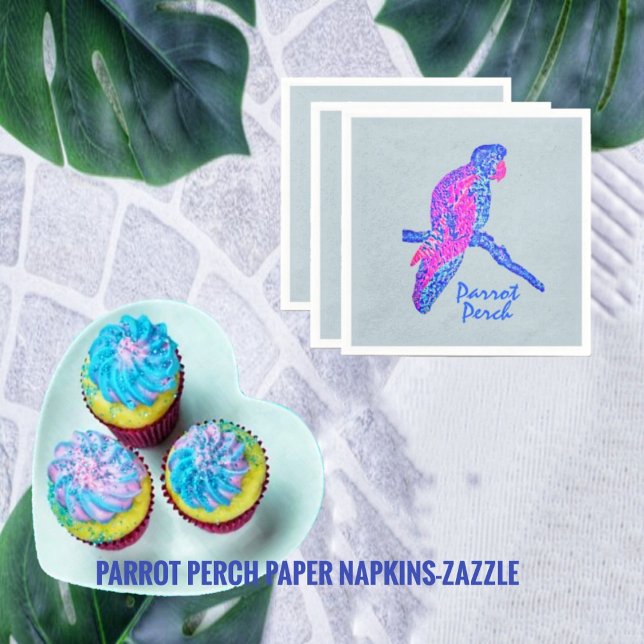 Serviette En Papier Perche de perroquet (Créateur téléchargé)