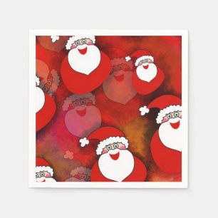 Serviette En Papier Père Noël