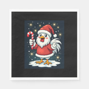 Serviette En Papier Père Noël Chicken Joy
