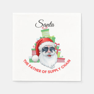 Serviette En Papier Père Noël, père et fondateur de la chaîne d'approv