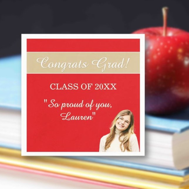 Serviette En Papier Perfect Graduation Congrats  (Créateur téléchargé)