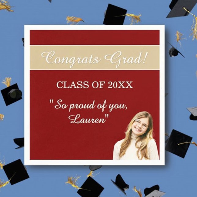 Serviette En Papier Perfect Graduation Congrats  (Créateur téléchargé)