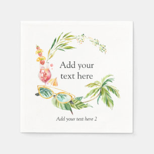 Serviette En Papier Période estivale