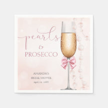 Perles et Fête des mariées rose Prosecco