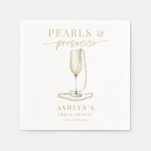 Serviette En Papier Perles et Fêtes des mariées de poursuites
