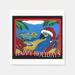 SERVIETTE EN PAPIER PERROQUET DE FÊTE