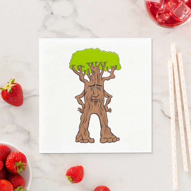 Serviette En Papier Personnage d'arbre ambulant Créature d'arbre de fa (Créateur téléchargé)