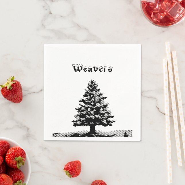 Serviette En Papier Personnalisable (En situation)