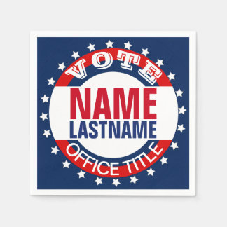 Serviette En Papier Personnalisation du Modèle de campagne