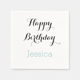 Serviette En Papier Personnalisé