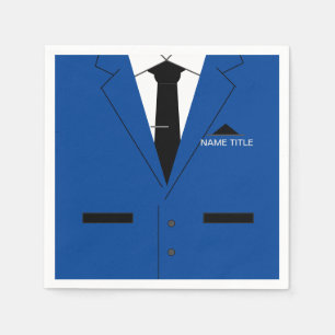 Serviette En Papier Personnalisé Funny Business Napkins Votre nom de t