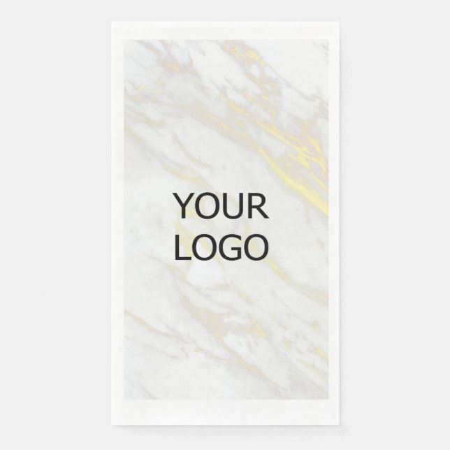 Serviette En Papier personnaliser ajouter votre logo personnalisé nom  (Devant)