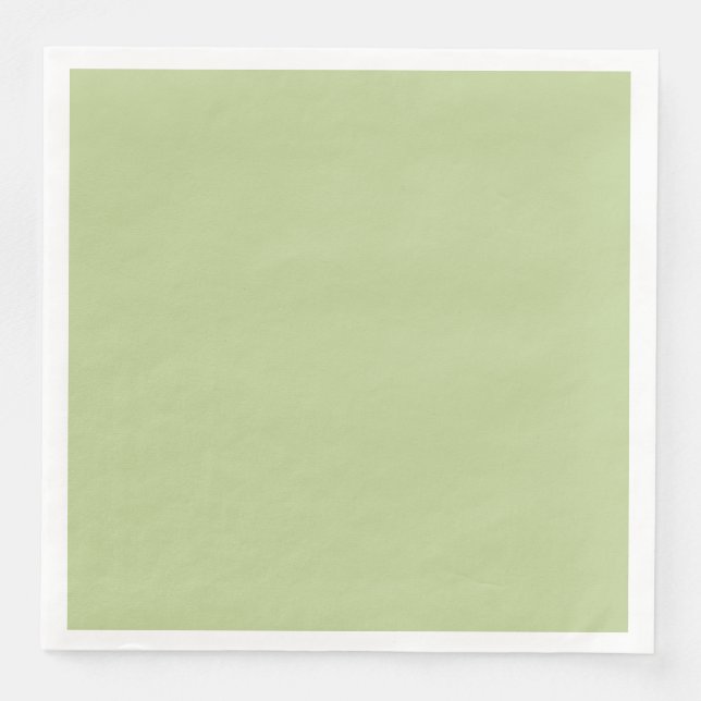 Serviette En Papier Personnaliser couleur solide (Devant)