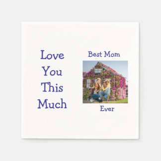 Serviette En Papier Personnaliser la meilleure maman jamais