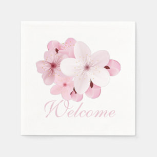 Serviette En Papier Personnaliser les fleurs Sakura