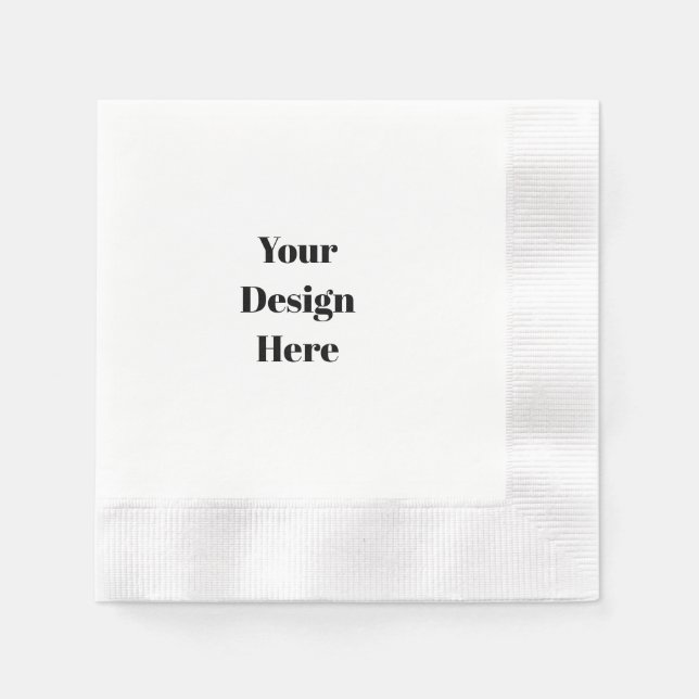 Serviette En Papier Personnaliser ou Customiser (Devant)