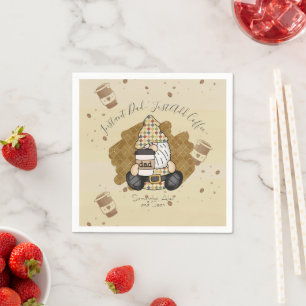 Serviette En Papier Personnaliser pour le papa amoureux du café VINT