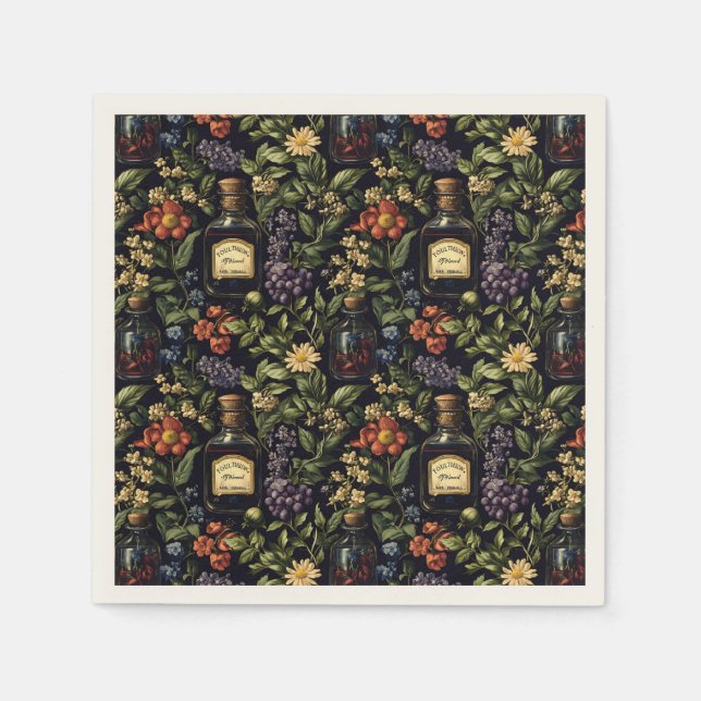 Serviette En Papier Pétales Empoisonnés (Devant)