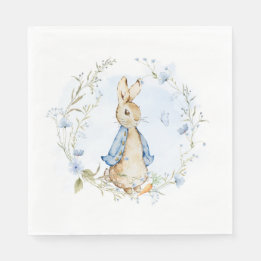 Serviette En Papier Peter Rabbit Baby Boy Papier de bébé serviettes | 