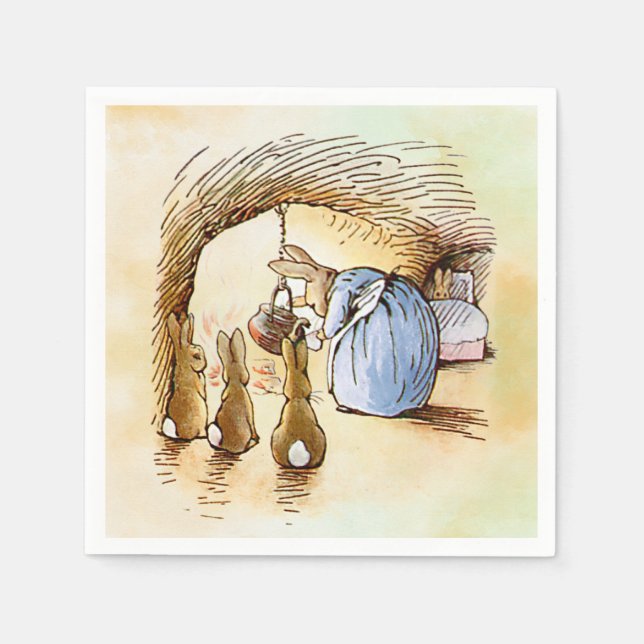 Serviette En Papier Peter Rabbit Napkins (Devant)