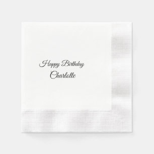 SERVIETTE EN PAPIER PETIT ANNIVERSAIRE DE CUTIE