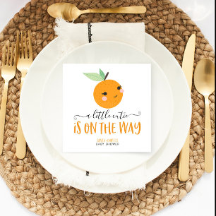 Serviette En Papier Petit Baby shower Citrus Cutie Cocktail Napkin