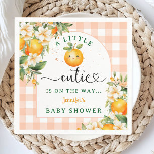 Serviette En Papier Petit Baby shower Cutie Document neutre genre