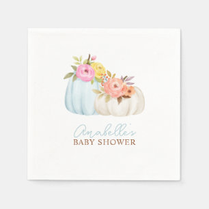 Serviette En Papier Petit Baby shower d'automne Citrouille Personnalis