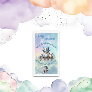 Serviette En Papier Petit Baby shower Gentleman Papier